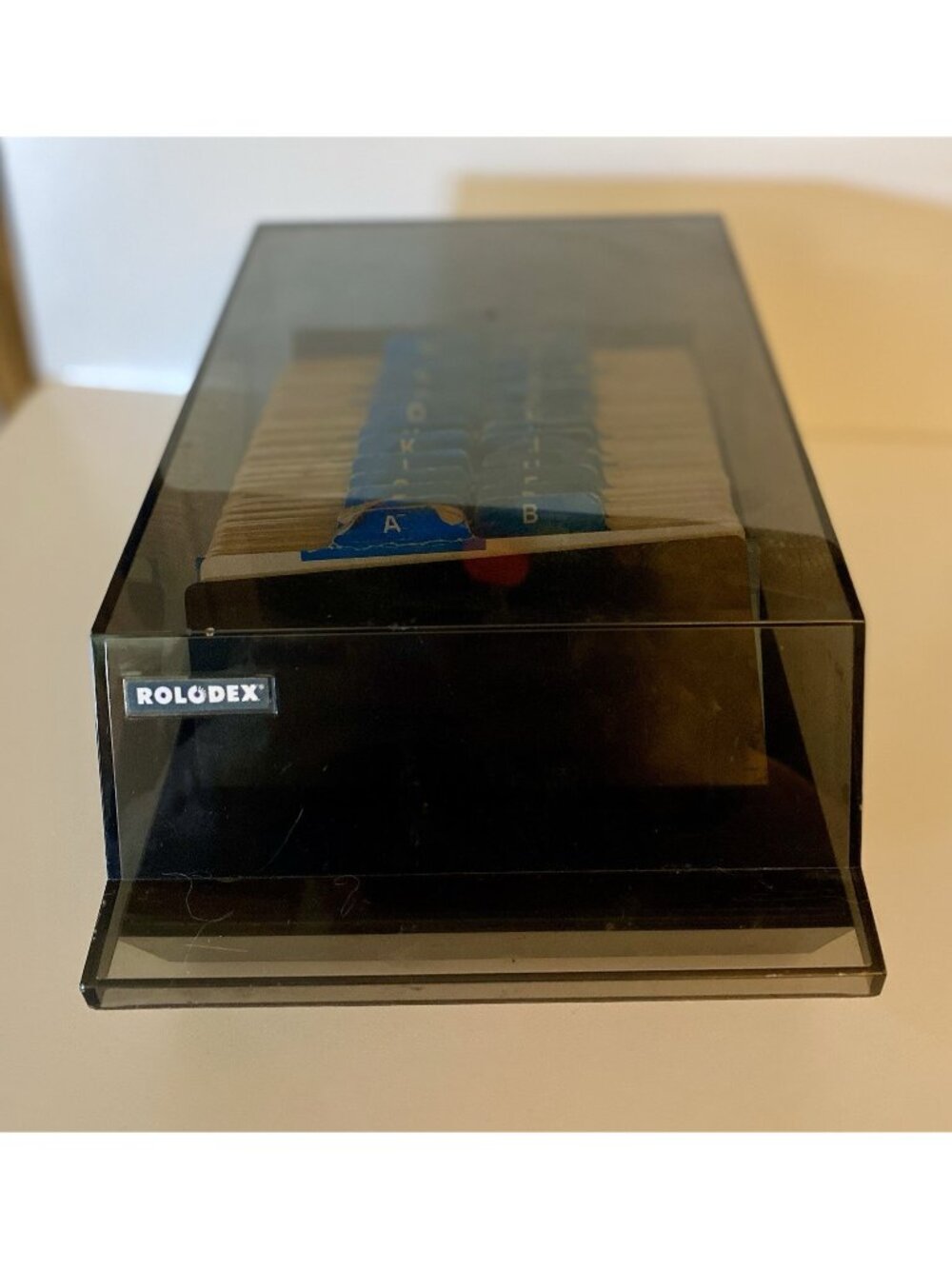 Vintage Large Rolodex Card File Model VIP35C With Blank Cards